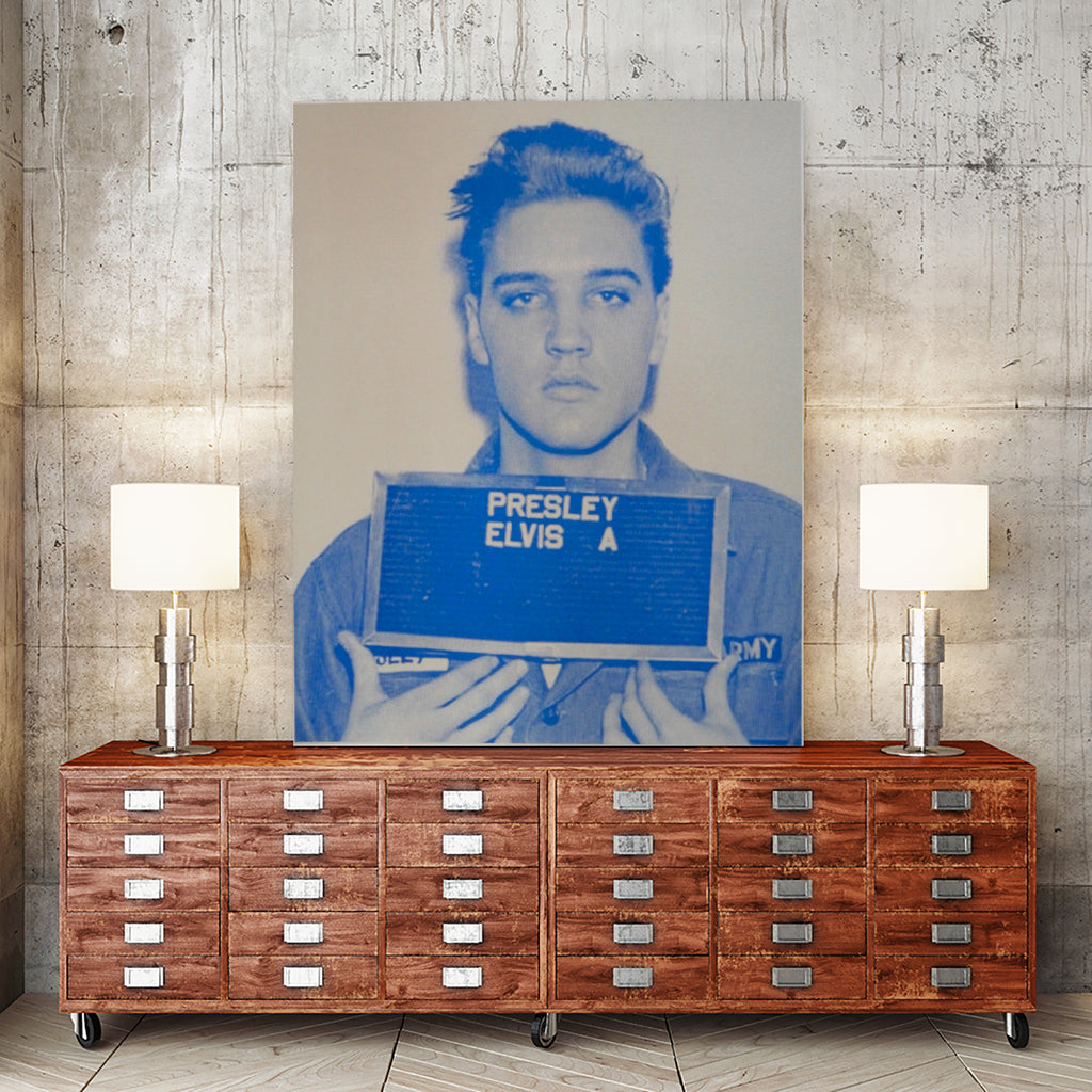 Elvis I, 2017  by Studwell, David on GIANT ART - blue photography