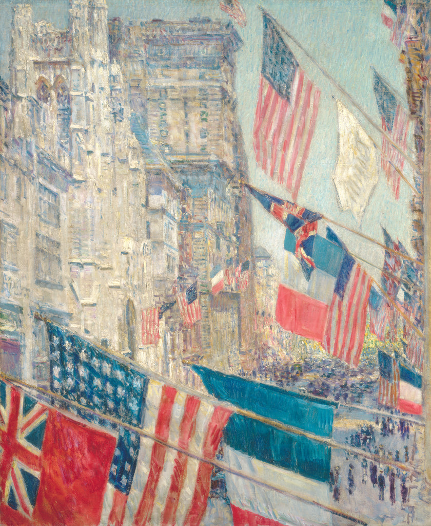 Allies Day, May 1917 by Childe Hassam on GIANT ART - maters