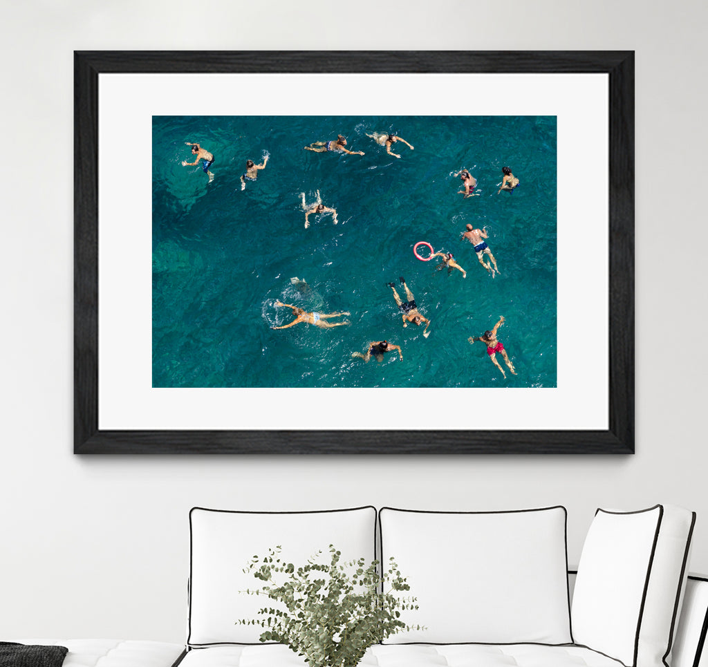 Blue water swim by Carlo on GIANT ART - action summer
