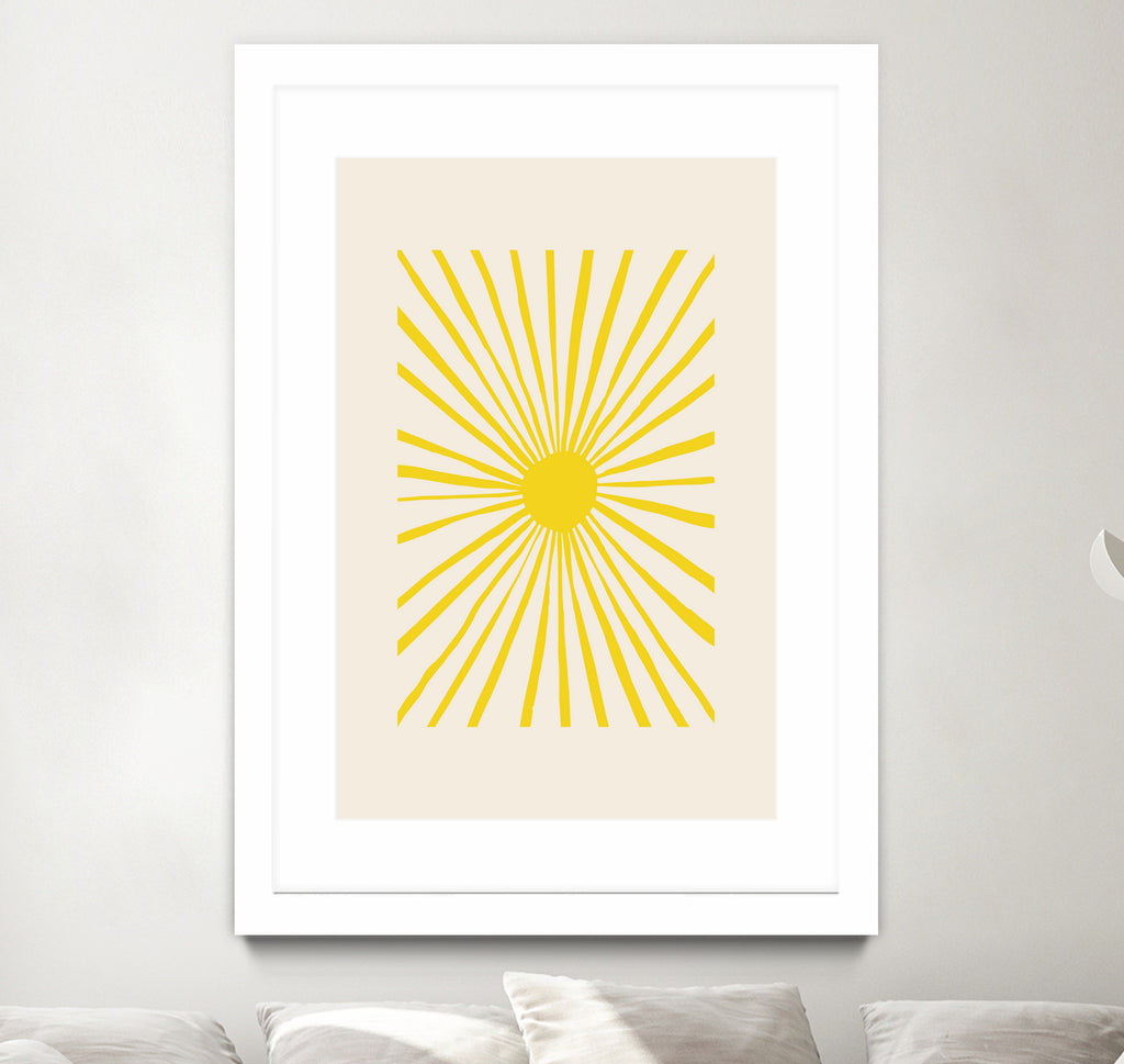 The Sun by Pictufy on GIANT ART - geometric sun