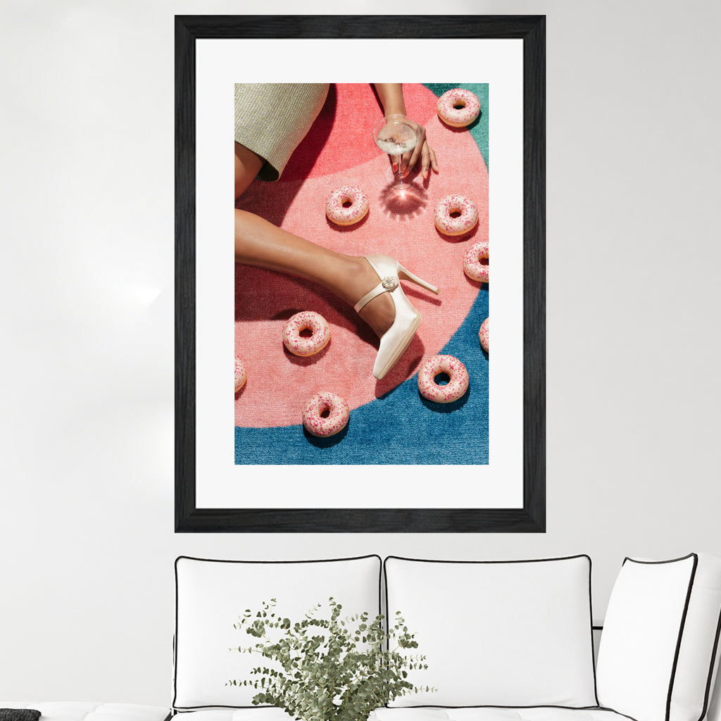 Pink Picnic #02 by Pictufy on GIANT ART - portrait doughnut
