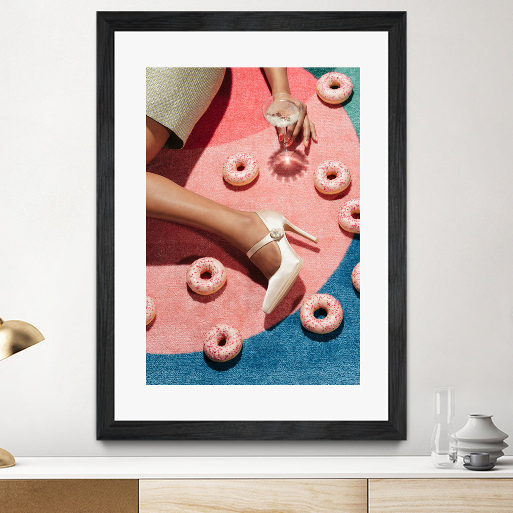 Pink Picnic #02 by Pictufy on GIANT ART - portrait doughnut