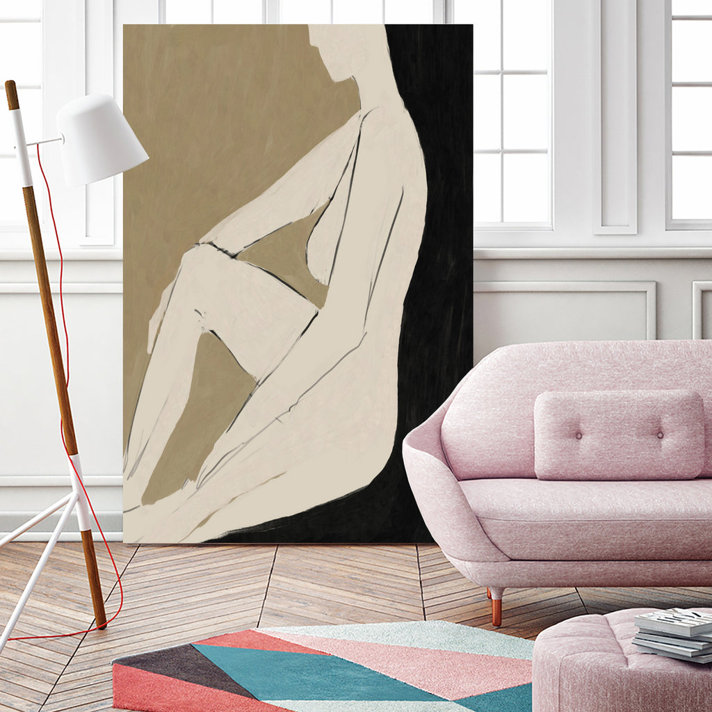 Chill by Dan on GIANT ART - abstract woman