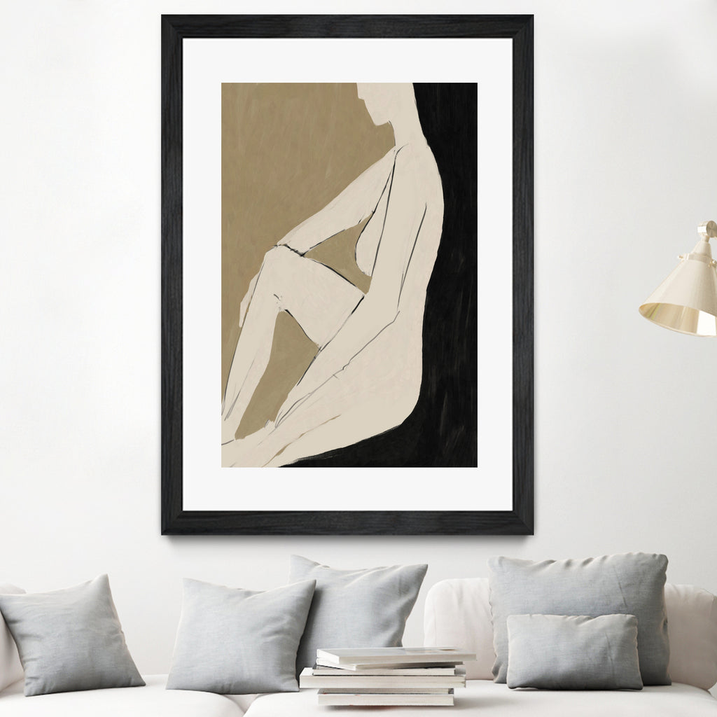 Chill by Dan on GIANT ART - abstract woman
