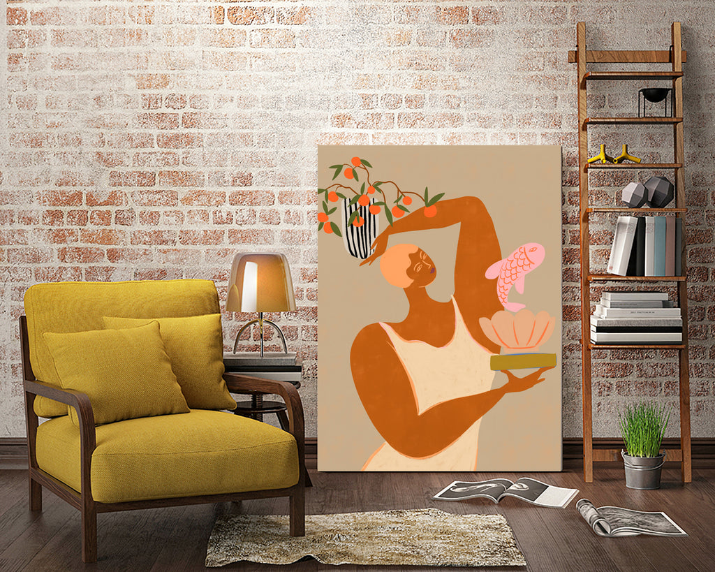 Fish And Oranges by Arty on GIANT ART - figurative color