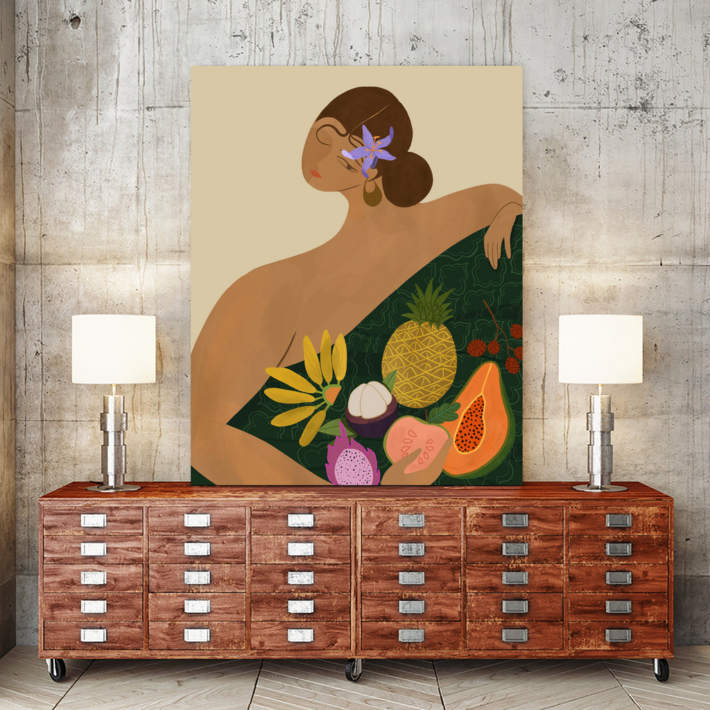 Fruit Seller by Arty on GIANT ART - figurative fruit