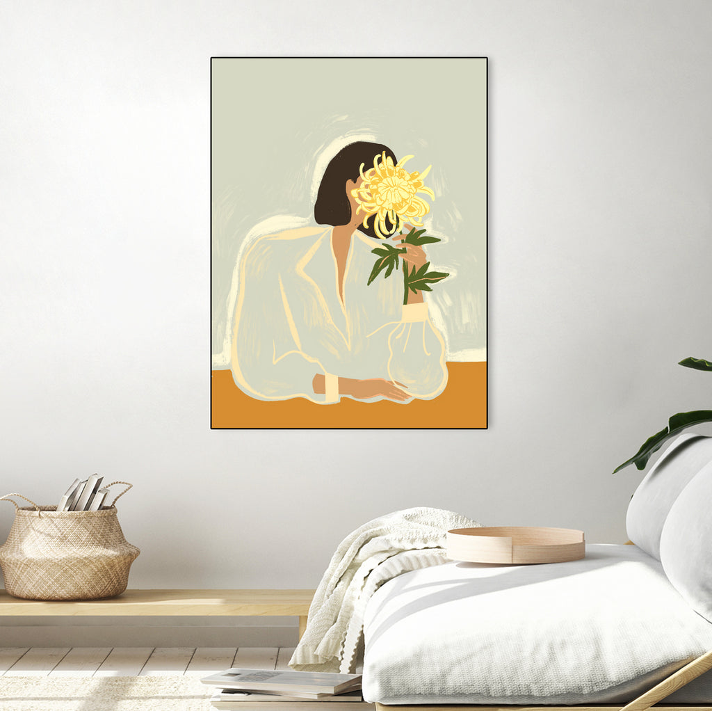 Thecrysanthemum by Arty on GIANT ART - figurative person