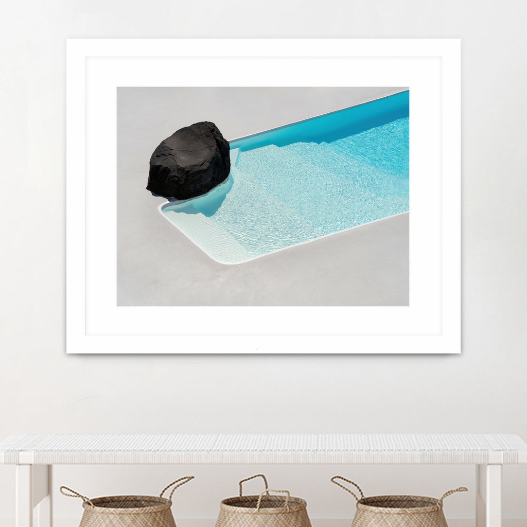 The Pool by Minorstep on GIANT ART - bleu photography greek