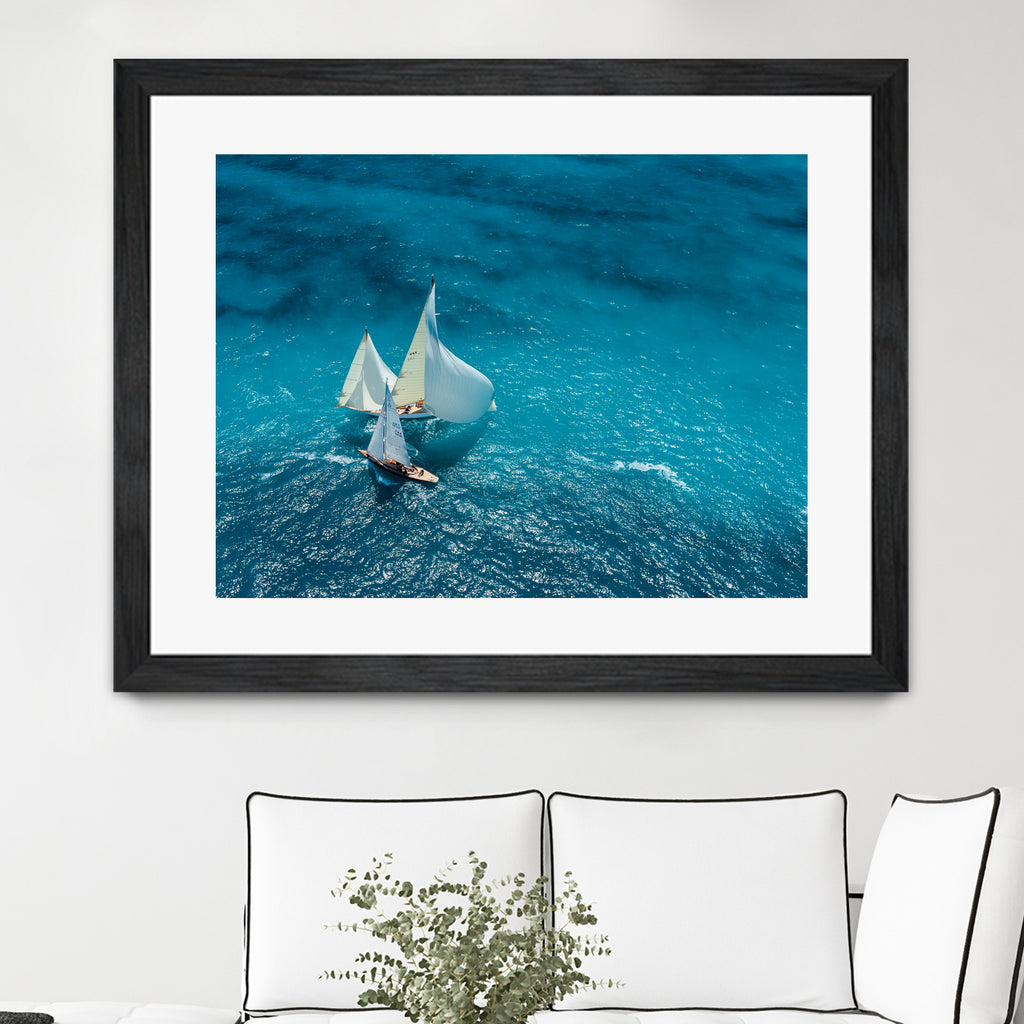 Croisement bleu by Marc on GIANT ART - landscape ship