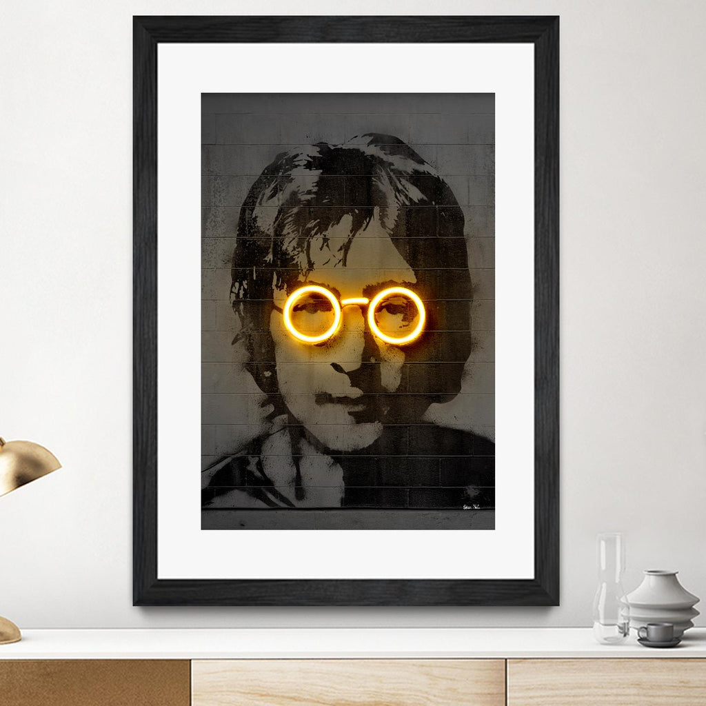 John Lennon par Octavian Mielu sur GIANT ART