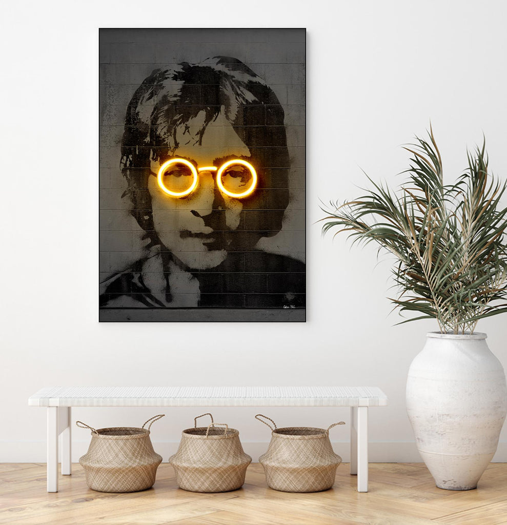John Lennon par Octavian Mielu sur GIANT ART