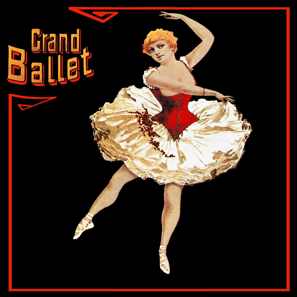 Grand Ballet par Archive sur GIANT ART - vintage rouge
