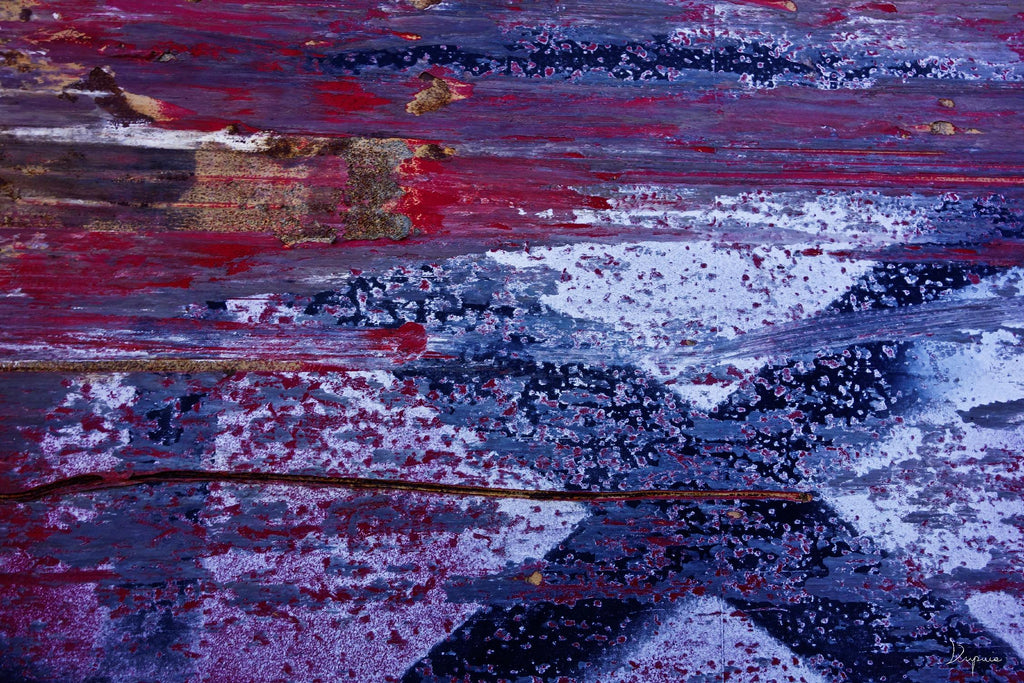 We Meet Halfway I par Jean-François Dupuis sur GIANT ART - abstrait violet