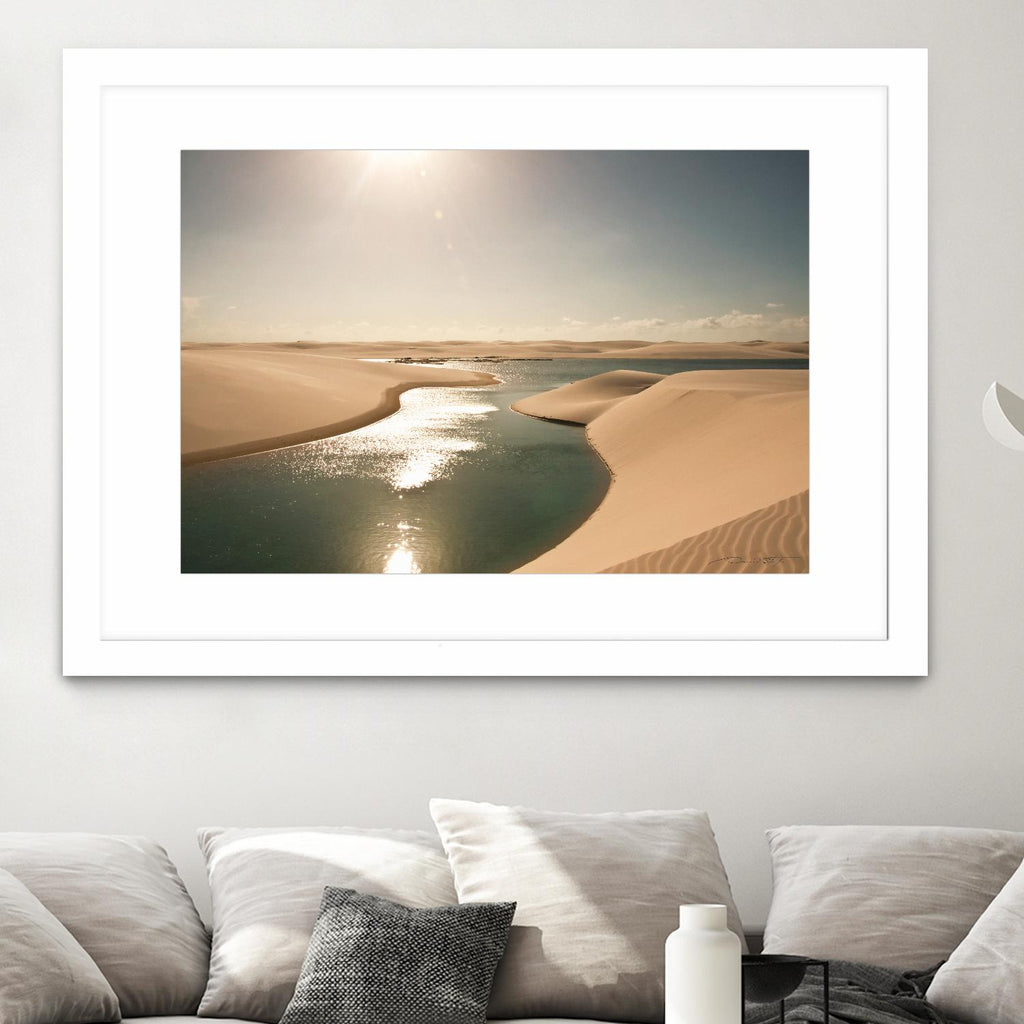 Soft Sunset by Daniel Stanford on GIANT ART - beige landscape sand