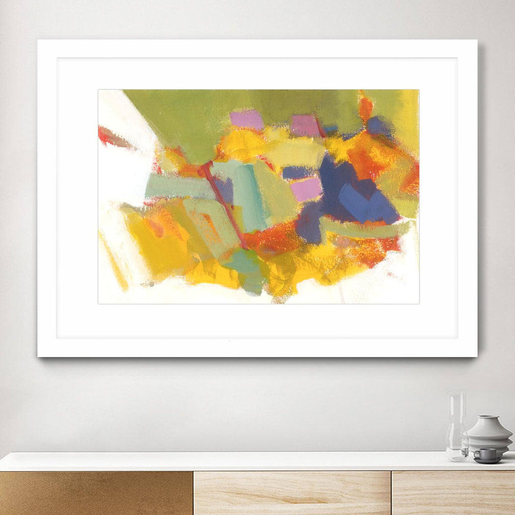 Abstraction 1 by Diane Lambin on GIANT ART - yellow abstract québécois