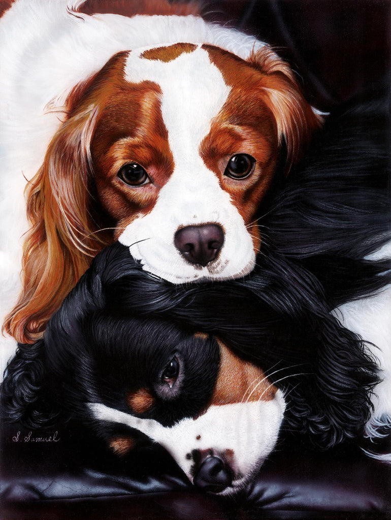 Best Friends by Suzie Samuel on GIANT ART - black animals