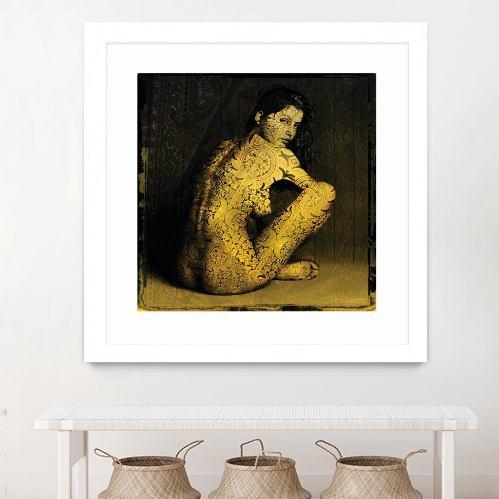 Laetitie Casta Nude par Daniel Stanford sur GIANT ART - art photo marron