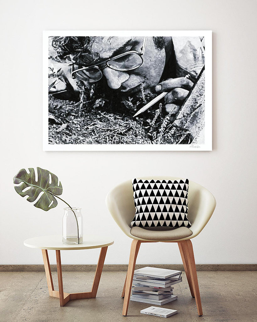 In Situ by Gill Alexander on GIANT ART - white black & white homme