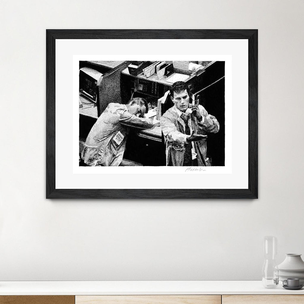 Morgan Stanley 617 by Gill Alexander on GIANT ART - white black & white wall street