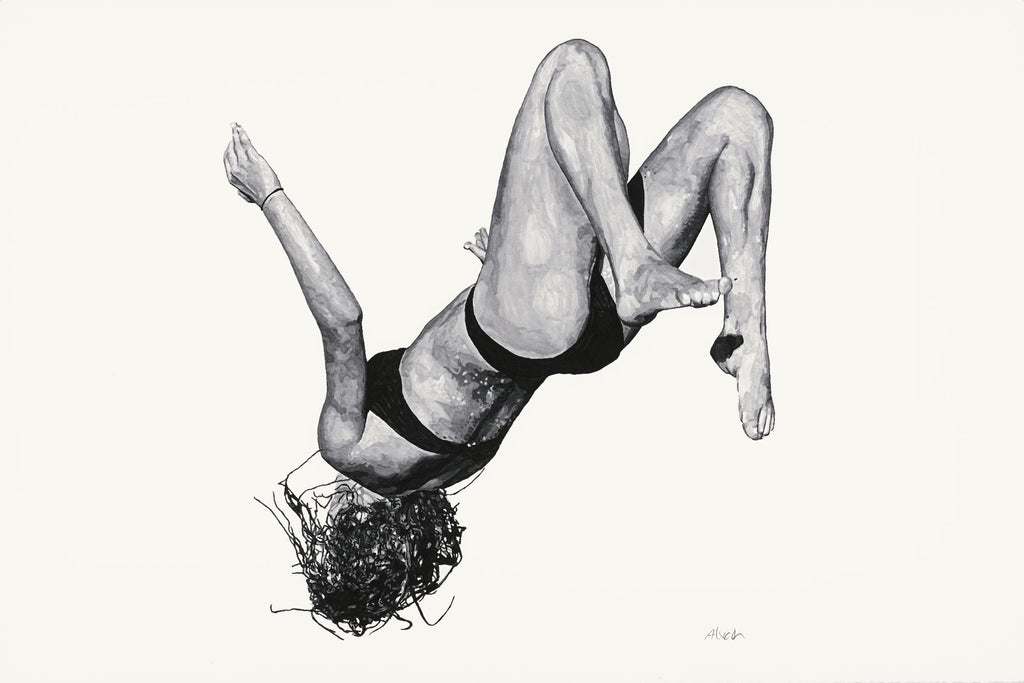 Tricia par Gill Alexander sur GIANT ART - hommes et femmes blancs