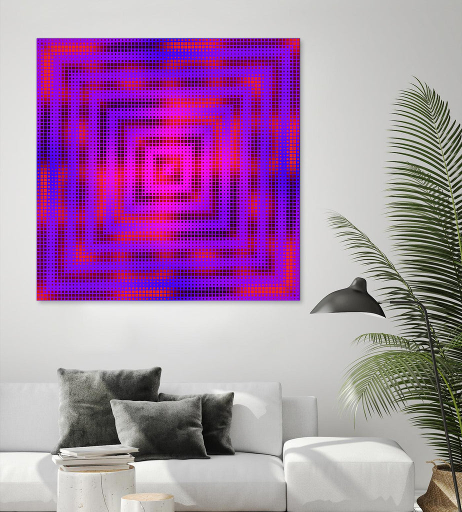 Pi_Dot_Pi_1-2_4 by Xosé Salgado on GIANT ART - purple abstract