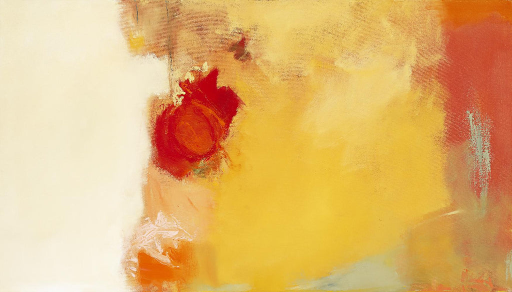  Red Note de Diane Lambin sur GIANT ART - orange abstrait simplicité