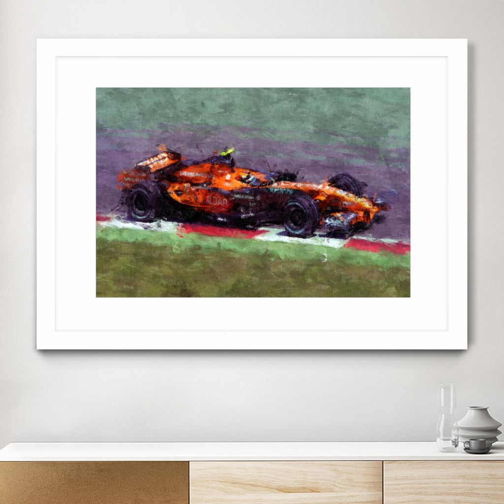 Formula 1 - IX by Jean-François Dupuis on GIANT ART - red transportation automobile
