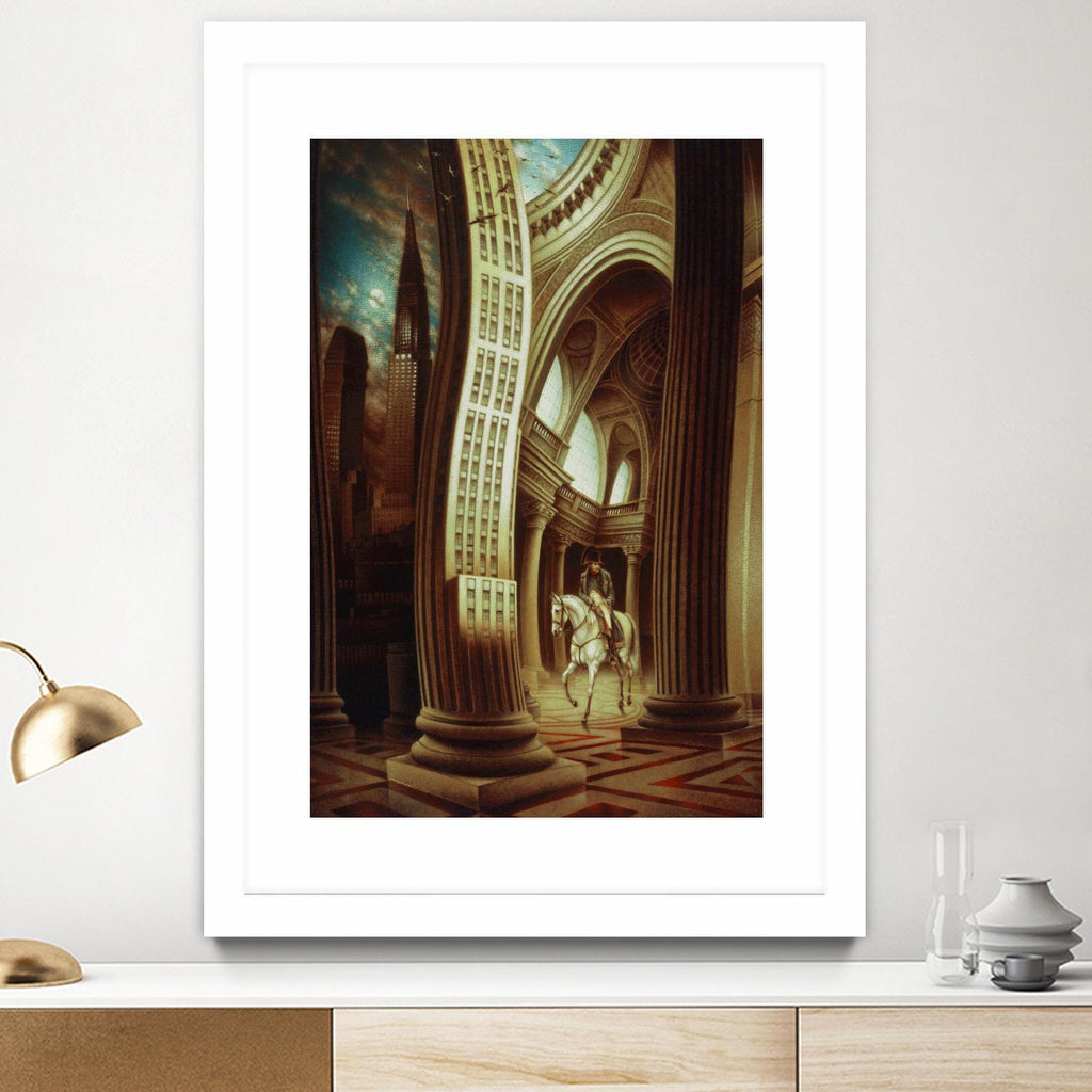 La rôdeur du Panthéon par Alain Cardinal sur GIANT ART - napoléonien fantaisiste beige