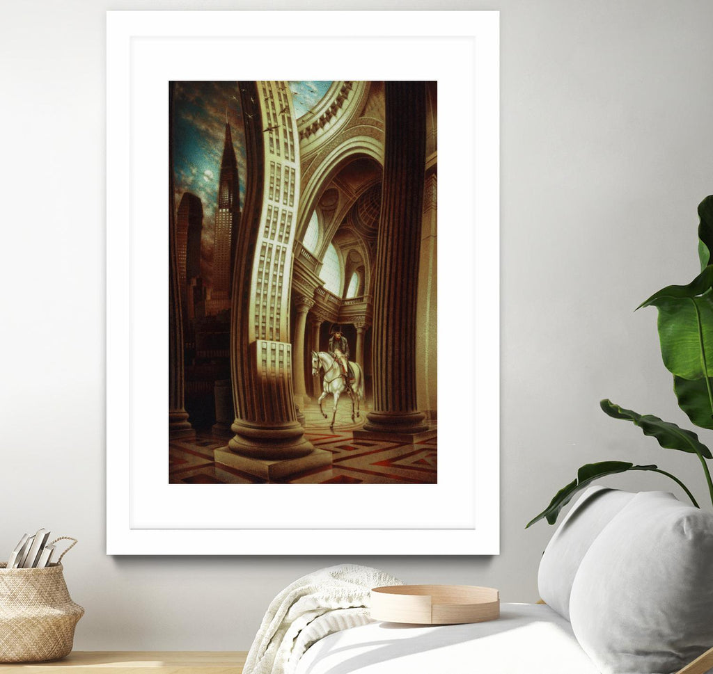 La rôdeur du Panthéon par Alain Cardinal sur GIANT ART - napoléonien fantaisiste beige