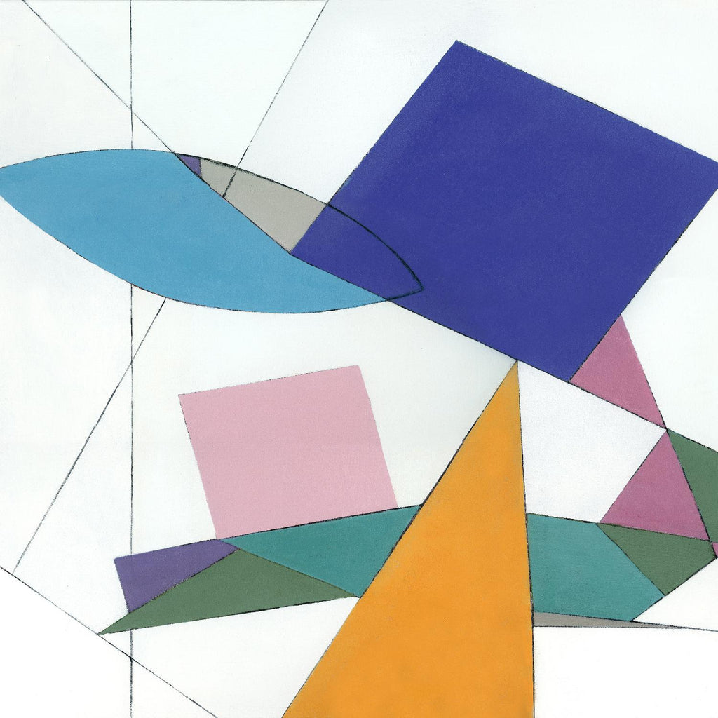 Serpentin de Diane Lambin sur GIANT ART - formes blanches triangles