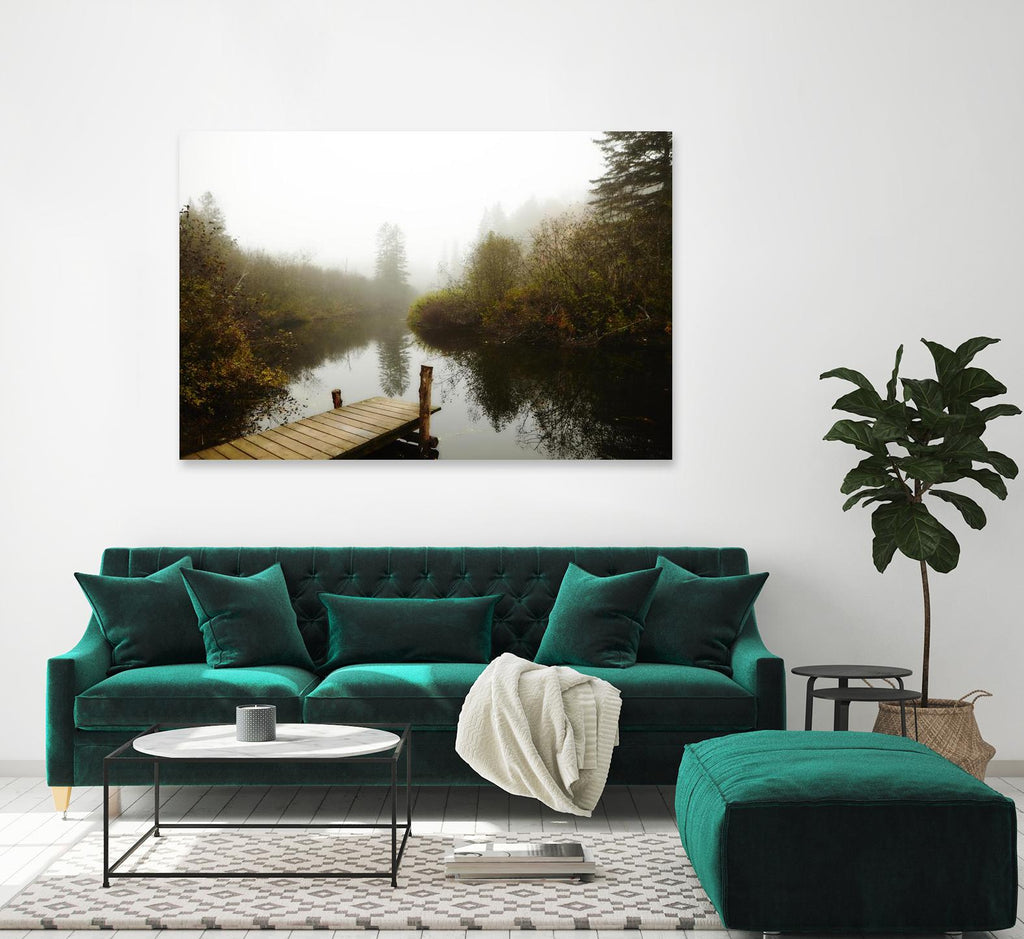 The River  par Peter Morneau sur GIANT ART - vert nature automne
