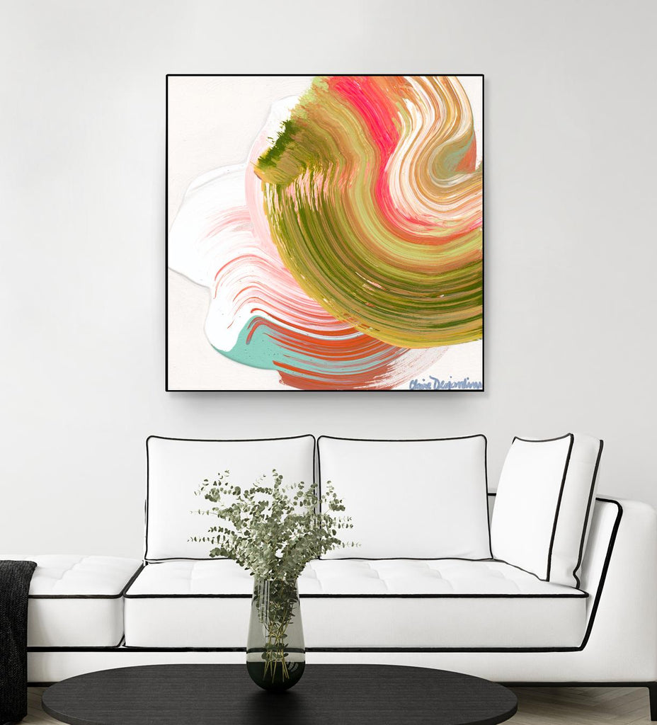 Night on the town by Claire Desjardins on GIANT ART - orange abstract