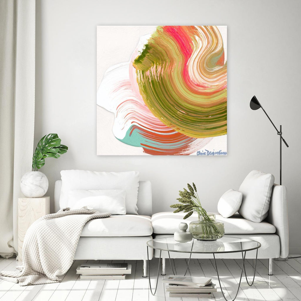 Night on the town by Claire Desjardins on GIANT ART - orange abstract canadian