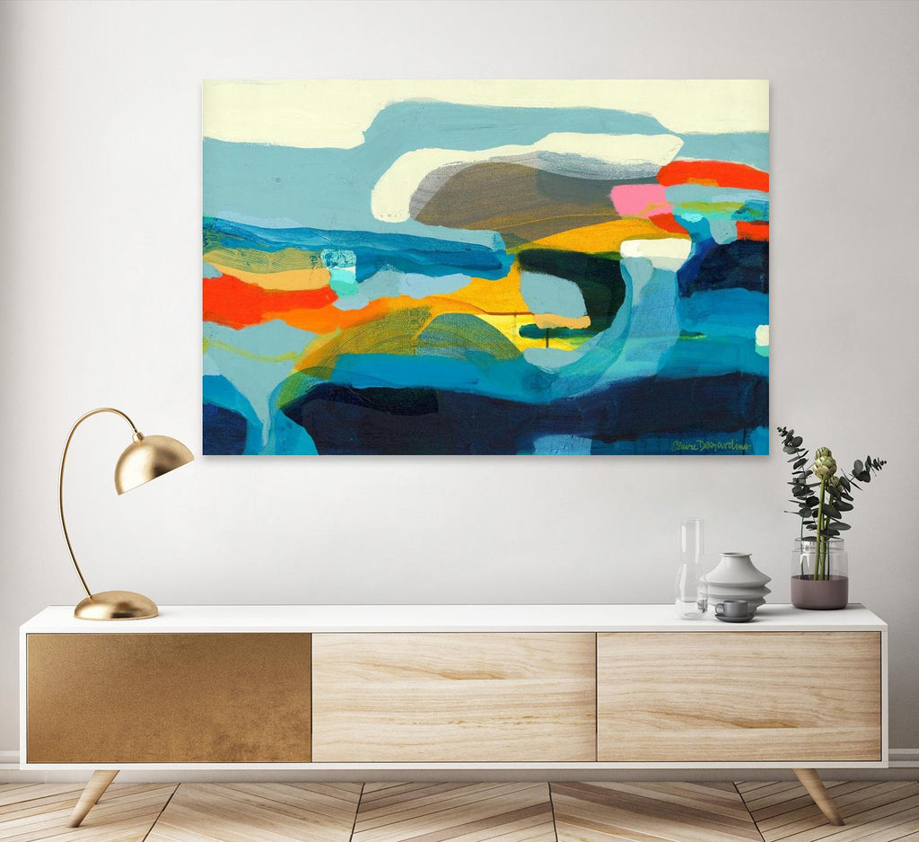 The Ebb and flow of seasons by Claire Desjardins on GIANT ART - red abstract canadian
