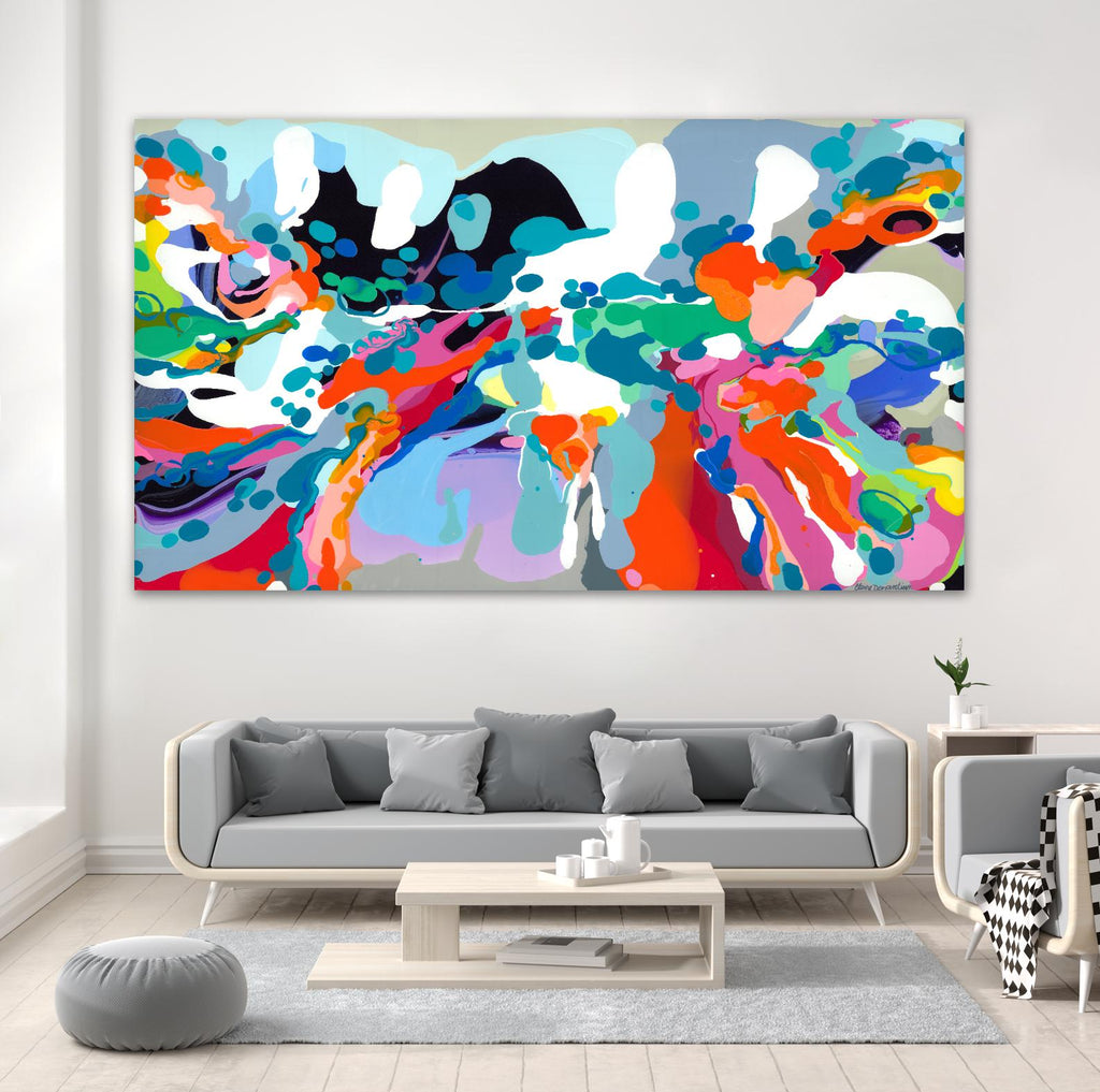 Imagine That by Claire Desjardins on GIANT ART - white abstract