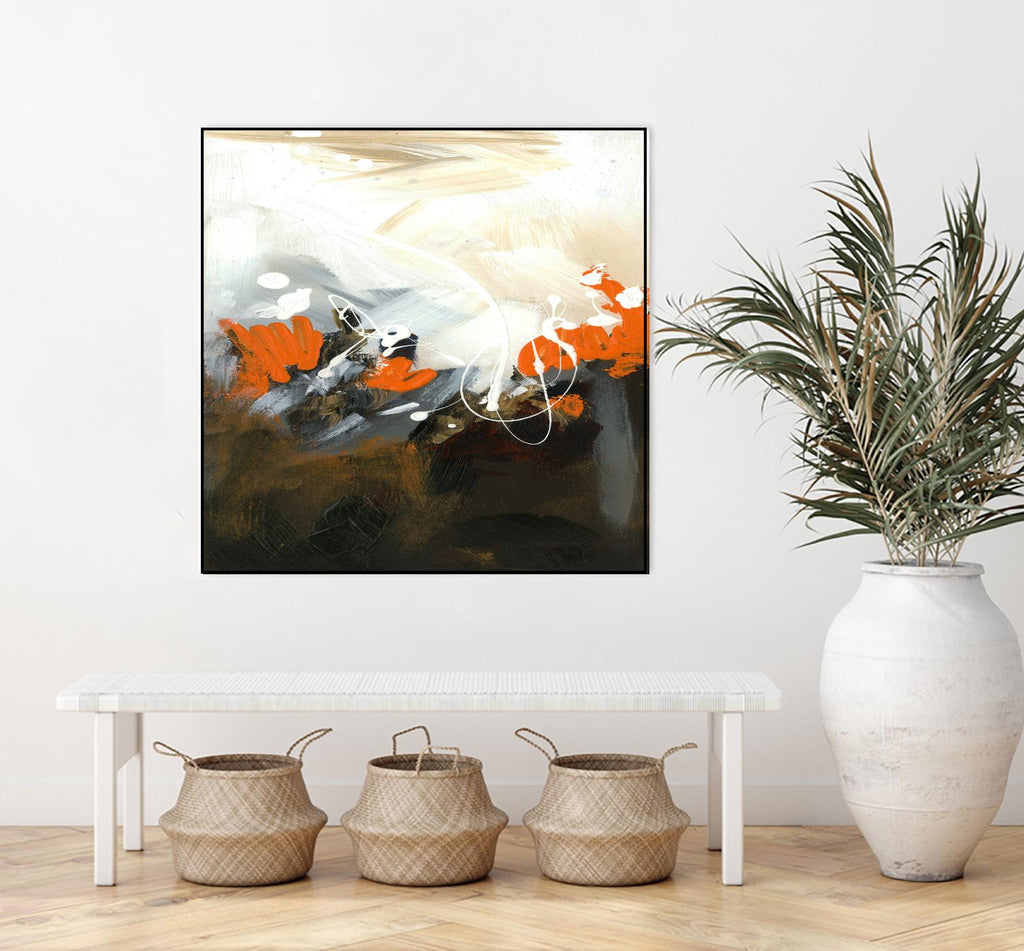 Abstrait orange par Meejlau sur GIANT ART - abstrait orange