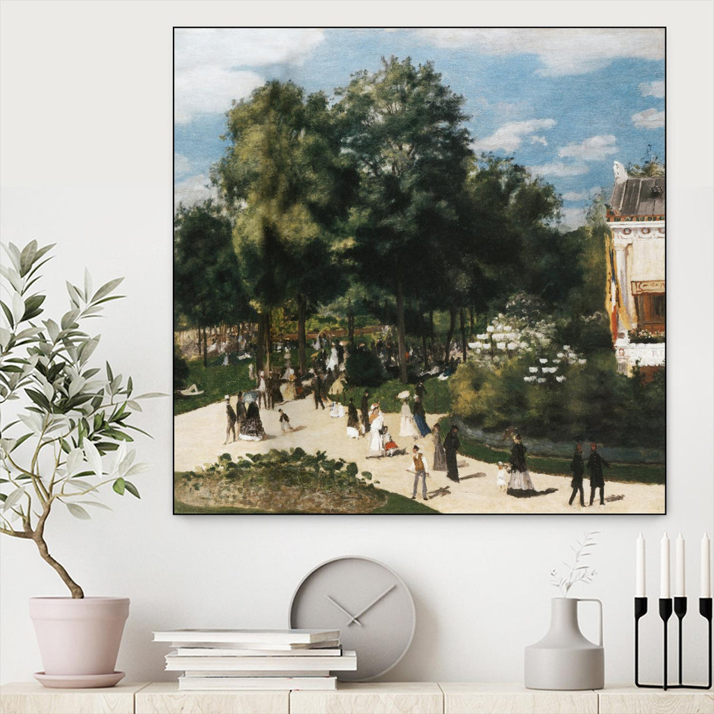 Ballade au parc d'Auguste Renoir sur GIANT ART - green masters renoir