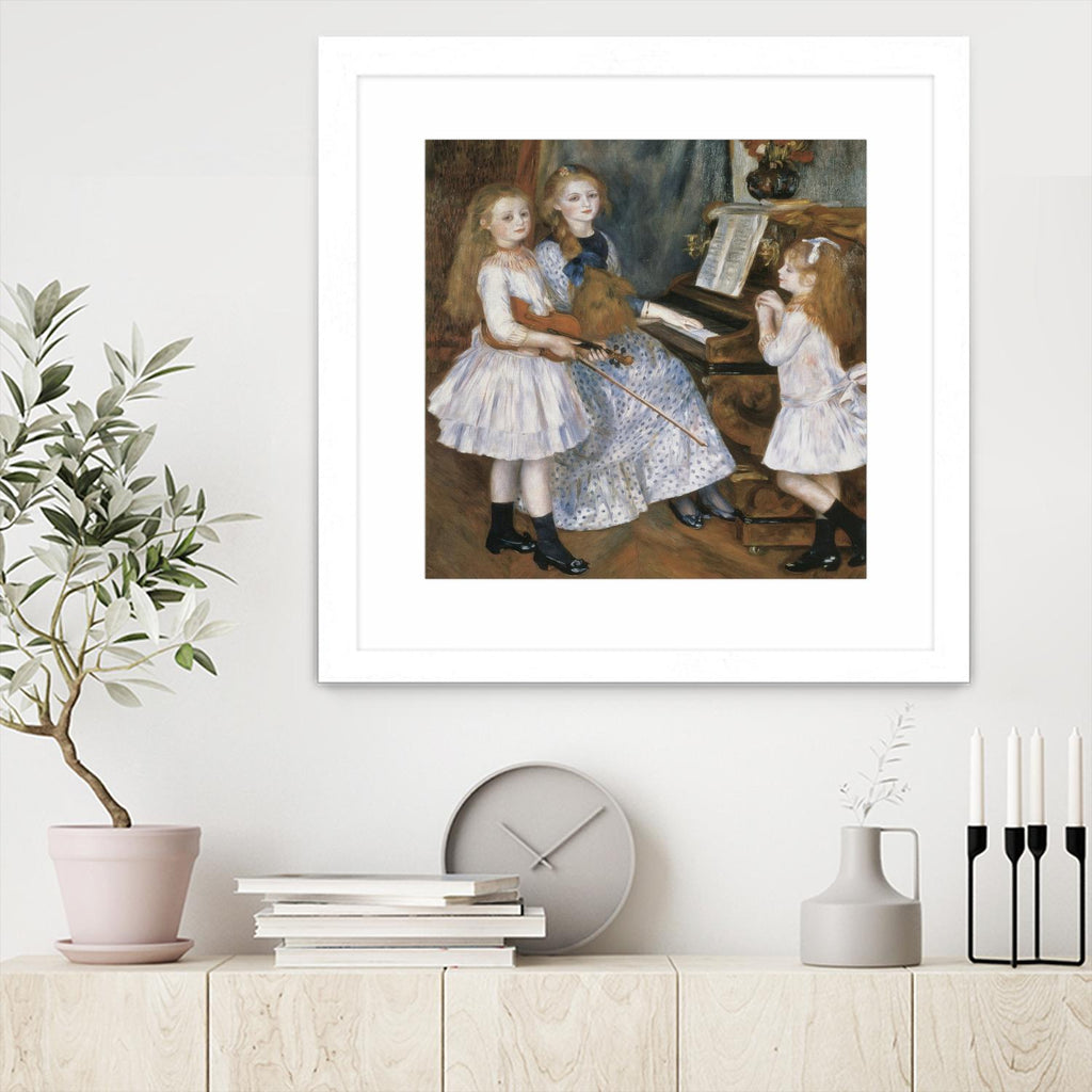 Les filles de Catulle Mendes d'Auguste Renoir sur GIANT ART - maîtres beiges jeunes femmes