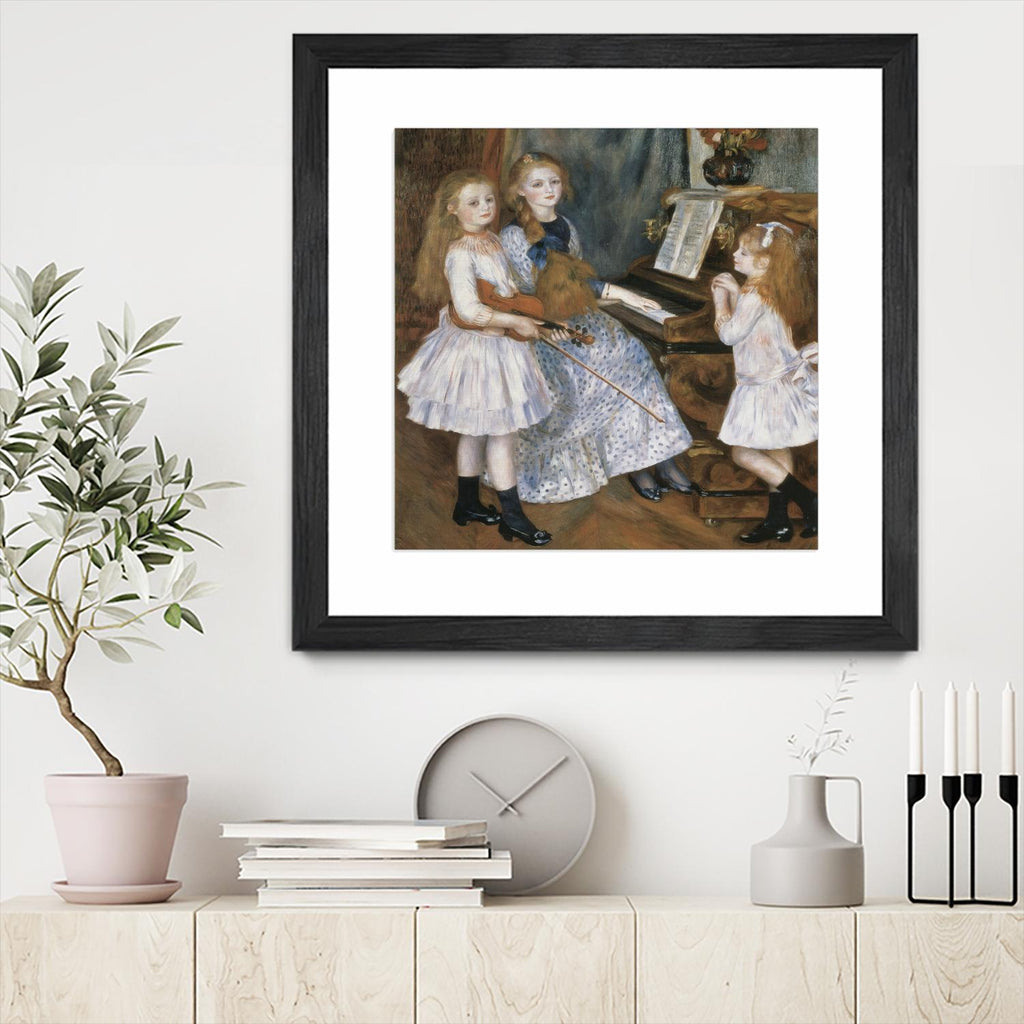 Les filles de Catulle Mendes d'Auguste Renoir sur GIANT ART - maîtres beiges jeunes femmes