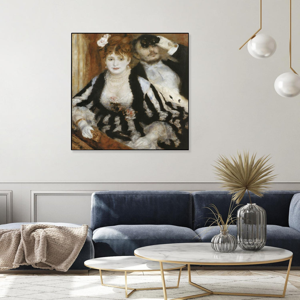 La Loge d'Auguste Renoir sur GIANT ART - beige figuratif homme et femme