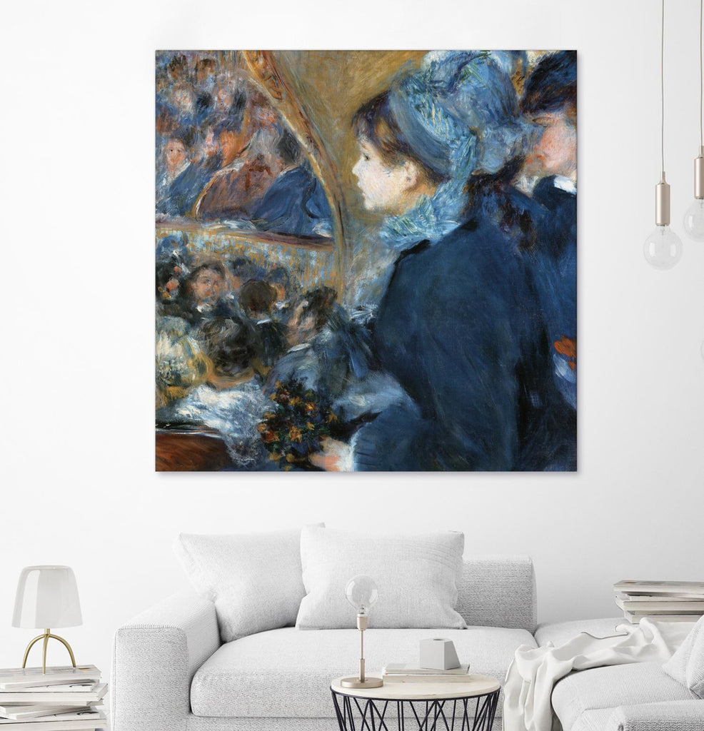 À l'opéra d'Auguste Renoir sur GIANT ART - femme figurative beige