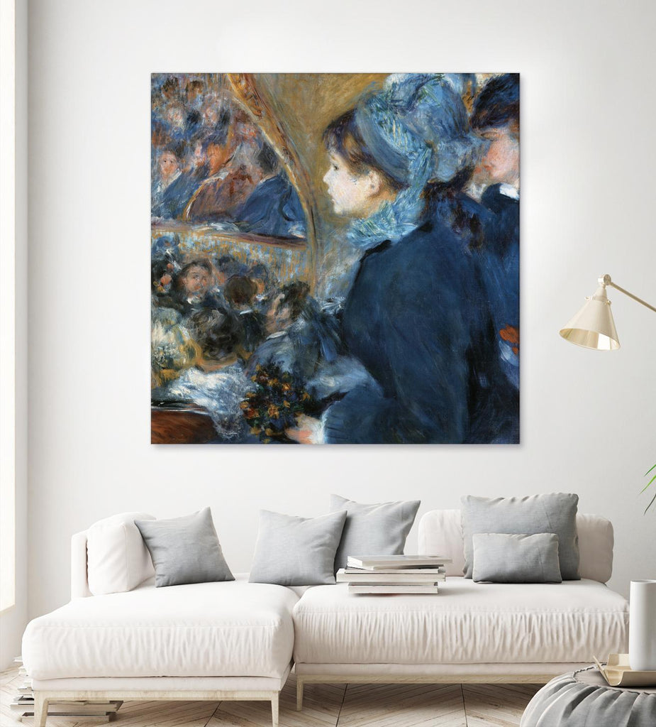 À l'opéra d'Auguste Renoir sur GIANT ART - femme figurative beige