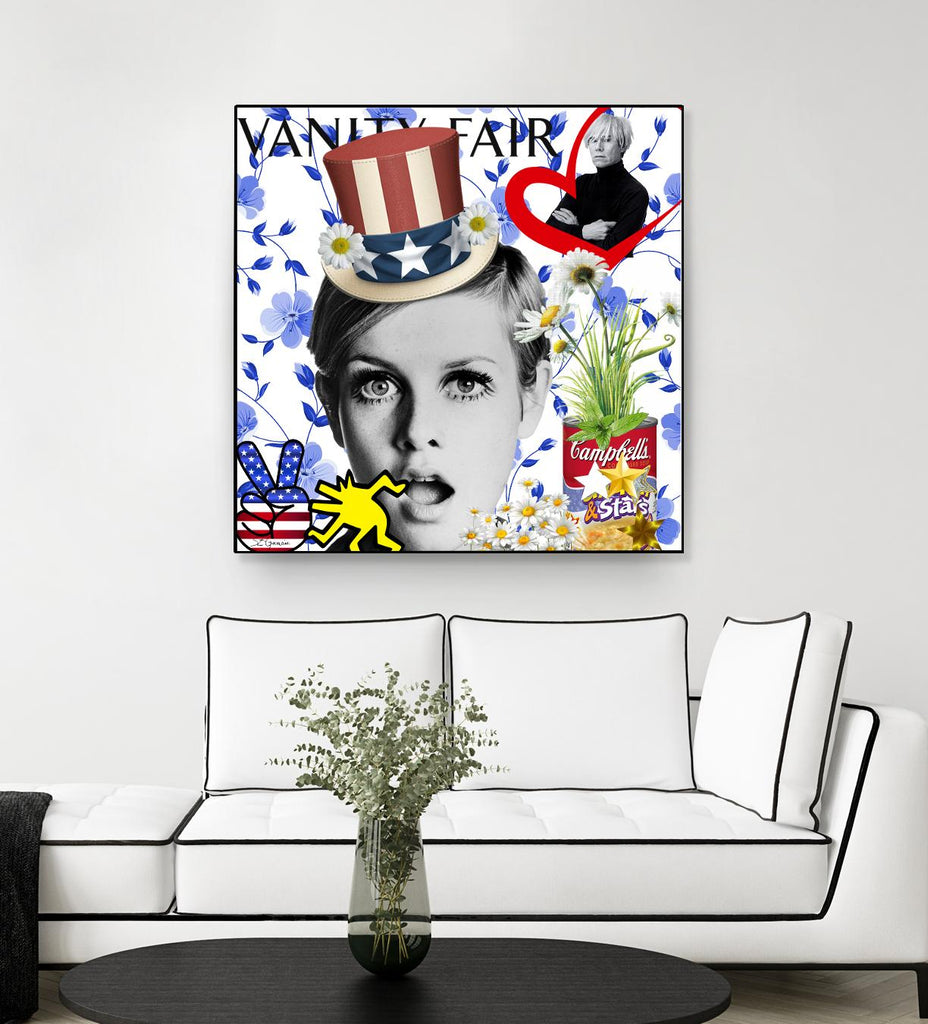 America by Carole  St-Germain on GIANT ART - red pop america