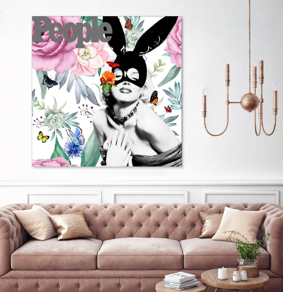 Butterfly Circus de Carole St-Germain sur GIANT ART - pink pop pop