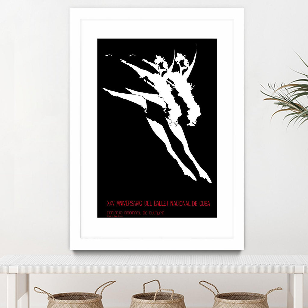 Ballet National de Cuba by Archive on GIANT ART - white black & white dancer