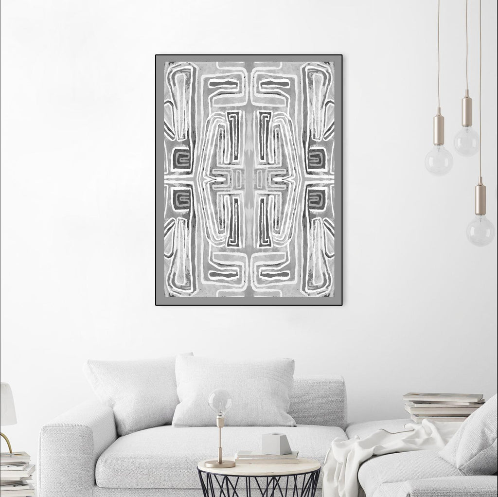 Dynasty-II de Lori Dubois sur GIANT ART - bordure grise linéaire blanche