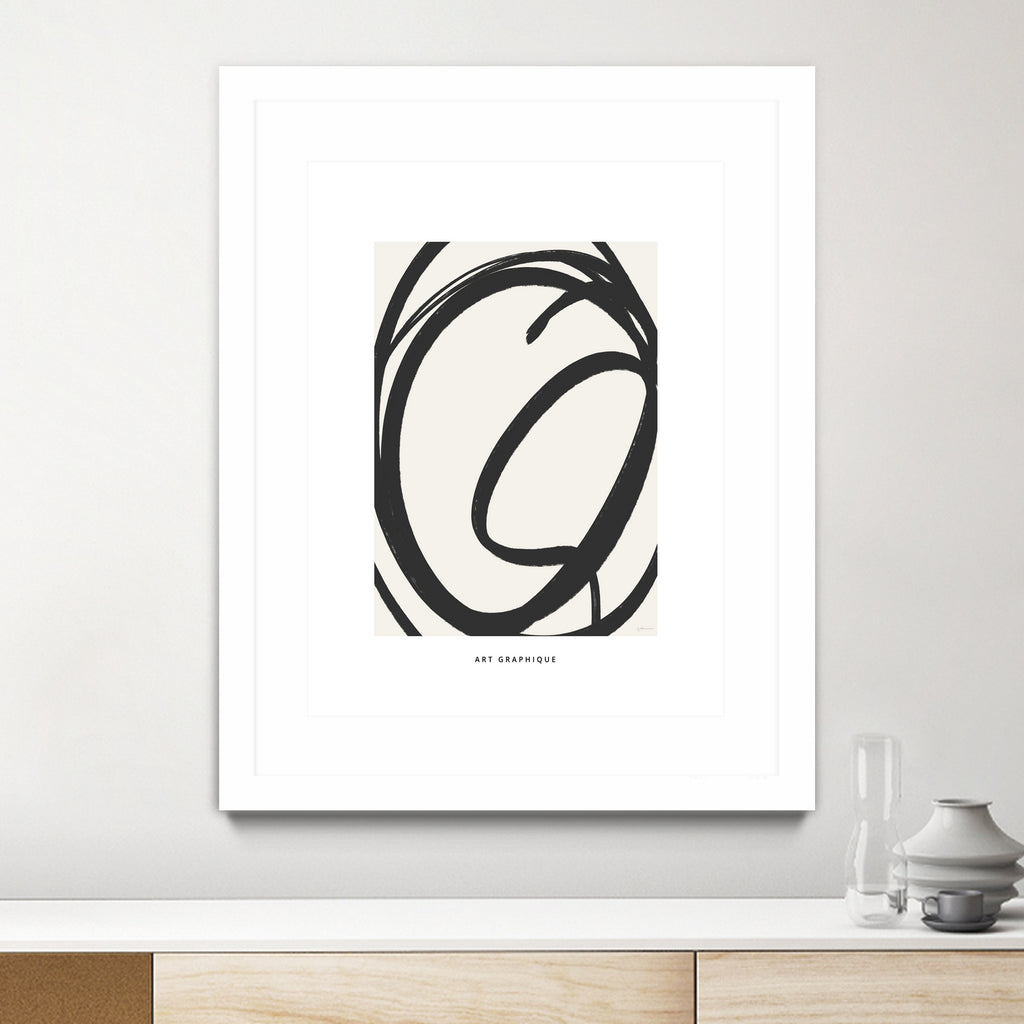 Circle I by M Studio on GIANT ART - black and white