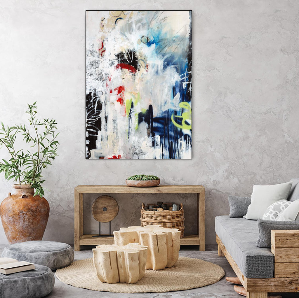 Painted Vase by Daleno Art on GIANT ART - abstract