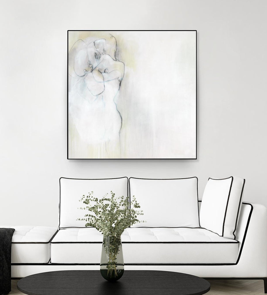 Together in Peace par Daleno Art sur GIANT ART - abstrait abstrait blanc 