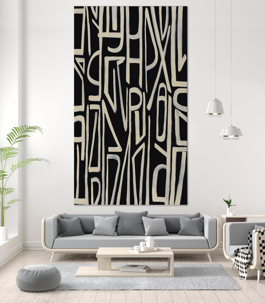 Fun House Vision par Daleno Art sur GIANT ART - abstrait beige abstrait 